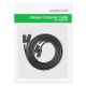 18. Ugreen AV104 10518 Audiokabel 2RCA (männlich) / 2RCA (männlich) 2 m – grau