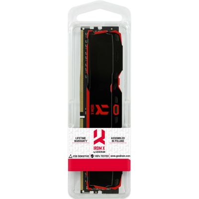 4. GOODRAM DDR4 16GB 3200MHz IRDM X SCHWARZ (Einzelhandel)
