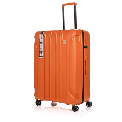10. SwissBags Tourist Großer Koffer 77cm Orange