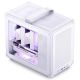 2. Jonsbo C6 MAX PC-Gehäuse, Mini-Gehäuse, Micro-ATX, gehärtetes Glas – Weiß
