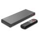 8. HDMI-Switch 4x1, 8K/60Hz (4:4:4) mit HDR, 48 Gbit/s, HDCP 2.3, Toslink/Stereo, EDID