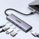 7. HUB Ugreen CM511 15597 5in1 USB-C - USB-C PD / HDMI / 3x USB-A 3.0 - Grau