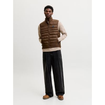 3. Jack&Jones Herren-Weste JJEKINGSLEY LIGHT BODYWARMER COLLAR NOOS 12298870 COCCA
