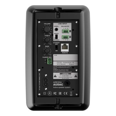 4. AUDAC Ares5A 2-Wege-Lautsprecher, schwarz, kabelgebunden, 40 W