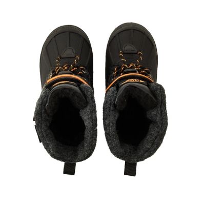 2. Lee Cooper Kinder-Winterstiefel, schwarze gefütterte Schneestiefel mit Klettverschluss