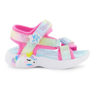 6. Skechers S-Lights Unicorn Dreams Sandal-Majestic Bliss Jr 302682N-PKMT Sandalen