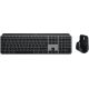 9. Logitech Master MX Keys S Combo für Mac (Tastatur und Maus inklusive), Heim-/Büro-Kombination, kabellos (RF) + Bluetooth, QWERTZ-Tastatur (American International), Aluminium, Schwarz