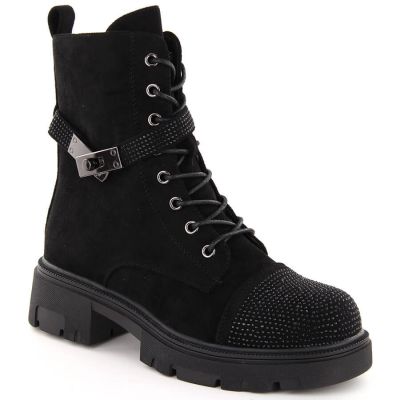 4. Isolierte Plateau-Arbeitsstiefel S.Barski W OLI266 schwarz