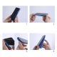 18. Nillkin Super Frosted Shield verstärkte Schutzhülle für Xiaomi Redmi Note 9T 5G schwarz