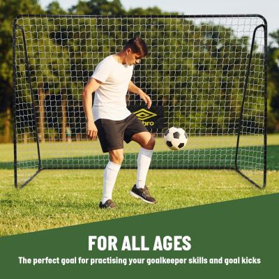 22. Fußballtor mit Netz 300x205x120cm Umbro