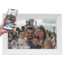 Denver-Fotorahmen mit FRAMEO 10,1" 16GB weiß