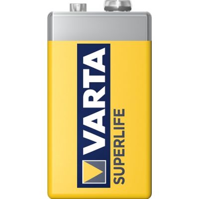 2. VARTA Superlife 9V 6F22 Zink-Kohle-Batterie (Zn-C; x 1)