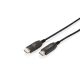 12. HDMI 2.1 Ultra High Speed 8K60Hz UHD Hybrid-Anschlusskabel HDMI A/HDMI AM/M Schwarz 20 m