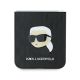 5. Karl Lagerfeld Saffiano Monogram Hülle für Samsung Galaxy Z Flip 6 – Schwarz