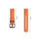 5. Tech-Protect Motion Armband für Garmin Fenix 5X / 5X Plus / 6X / 6X Pro / 7X / 8 / 8 Pro / 9 / 9 Pro (47 mm) – orange