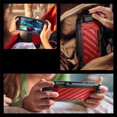 2. Supcase Unicorn Beetle Pro Hülle für Nintendo Switch 2 - Rot und Schwarz