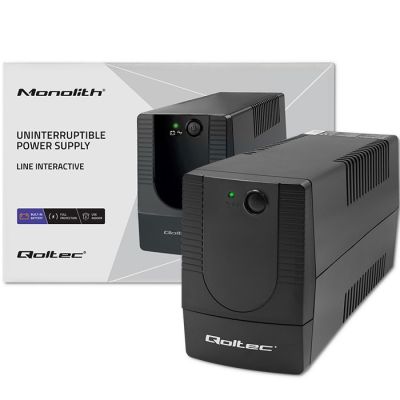 7. QOLTEC USV Line Interactive | Monolithisch | 1000 VA | 600 W