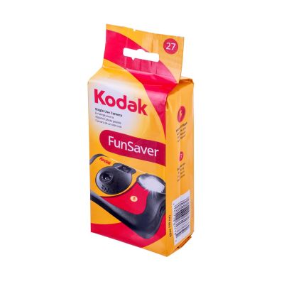 3. Kodak Fun Saver Einwegkamera, Digitalkamera, ISO 400, 27 Fotos + BLITZ mit Farbfilm und Blitz.