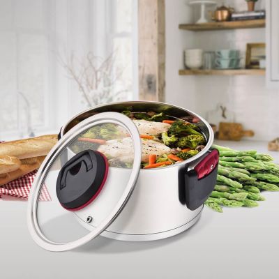 7. Topf mit klappbaren Griffen + Deckel MR-3530-18 2,3 l