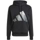 8. Herren adidas Holiday 3S Hoodie Schwarz JM1698
