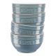 Staub Ceramique Schüssel-Set 0,7 l Rund Keramik Türkis 4-tlg.