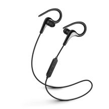 Kabelloser Kopfhörer mit Mikrofon, SAVIO WE-03 Kopfhörer (In-Ear, Sport; kabellos, Bluetooth; mit integriertem Mikrofon; schwarz)