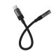 3. Acefast J12 USB-C auf 3,5-mm-Miniklinkenadapter – Schwarz