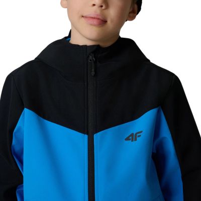 5. Softshelljacke für Jungen, Größe 4F M477, blau, 4FJWSS26TSOFM477, Größe 33S