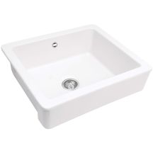 Einzelbecken-Keramikspüle im Landhausstil