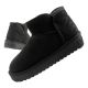 D.Franklin Damen Winter Schneestiefel Modische Pelz gefütterte Stiefeletten