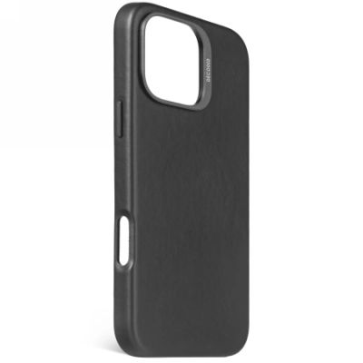 2. Decoded Leder-Backcover-Hülle mit MagSafe für iPhone 16 Pro Max – Schwarz