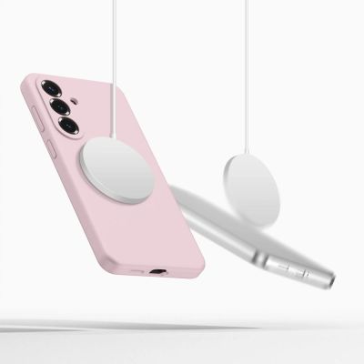 4. Tech-Protect Silikon-MagSafe-Hülle für Samsung Galaxy S26+ - Pink