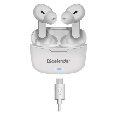 2. DEFENDER BLUETOOTH TWINS 903 IN-EAR-KOPFHÖRER WEISS 63903
