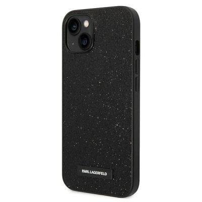 2. Karl Lagerfeld KLHCP14MG2ELK iPhone 14 Plus 6.7" Hardcase schwarz / schwarz Glitter Plaque Logo