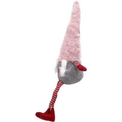 5. Frau Gnome mit flauschigem Hut, 45 + 36 cm