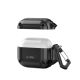 3. Tech-Protect Rough Hook Case mit Karabiner für Apple AirPods Pro 1/2 – Schwarz