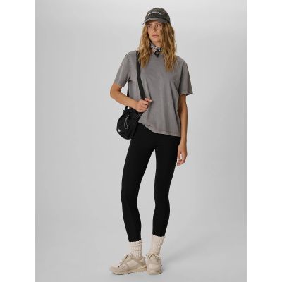 5. Locker geschnittenes Damen-T-Shirt mit Aufdruck 4F 4FKAW26TTSHF4506-26S