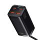 6. Baseus GaN3 Pro schnelles universelles GaN-Ladegerät 2 x USB Typ C / 2x USB 100W PD3.0, QC4.0+, AFC schwarz (CCGP000101)