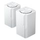 Xiaomi AC1200 2er-Pack Dualband (2,4 GHz/5 GHz) Wi-Fi 5 (802.11ac) Weiß, Innenbereich