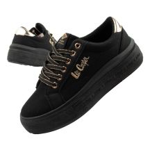 Lee Cooper Damen-Sportschuhe, modische Sneaker in Schwarz, bequem