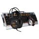 Marvo CM303 Tastatur mit USB-Gaming-Maus (Schwarz/Silber)