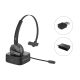 Conceptronic POLONA03BDA Kopfhörer/Headset Kabelloses Kopfband Bluetooth-Ladegerät für Büro/Callcenter Schwarz