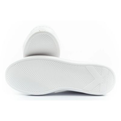 9. Karl Lagerfeld Herrenschuhe Sneaker Kapri aus naturfarbenem Leder, weiß