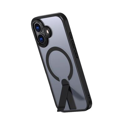 3. Hybrid Armor X Hülle für iPhone 17 mit MagSafe-kompatiblem Ständer - Schwarz