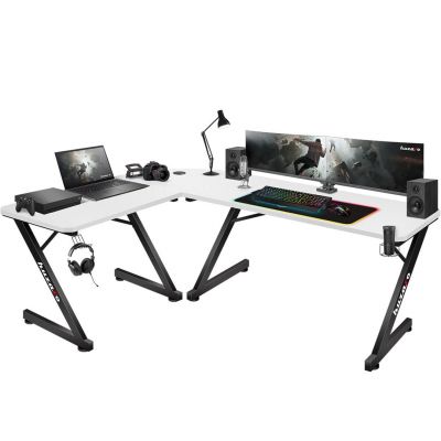 Huzaro Hero 7.0 Weißer Gaming-Schreibtisch