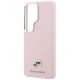6. Karl Lagerfeld Saffiano KC Metal Logo MagSafe Hülle für Samsung Galaxy S26 Ultra - Pink