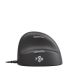 33. Ergonomische Maus für Rechtshänder R-Go Pele HE USB groß schwarz/silber (Einzelhandel)