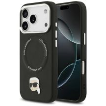 Karl Lagerfeld Karl Pin MagSafe Case für iPhone 17 Pro Max - Schwarz