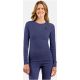 2. Odlo BL TOP Crew Neck l/s ACTIVE WARM Langarm Thermounterwäsche Gr. M Blau