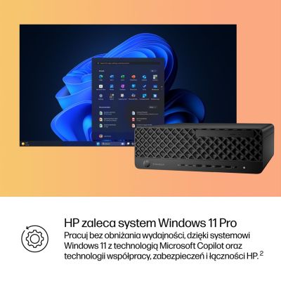 227. HP EliteDesk 8 SFF G1i AI, Intel Core Ultra 5 235, 16 GB DDR5-SDRAM, 512 GB SSD, Windows 11 Pro PC, Schwarz